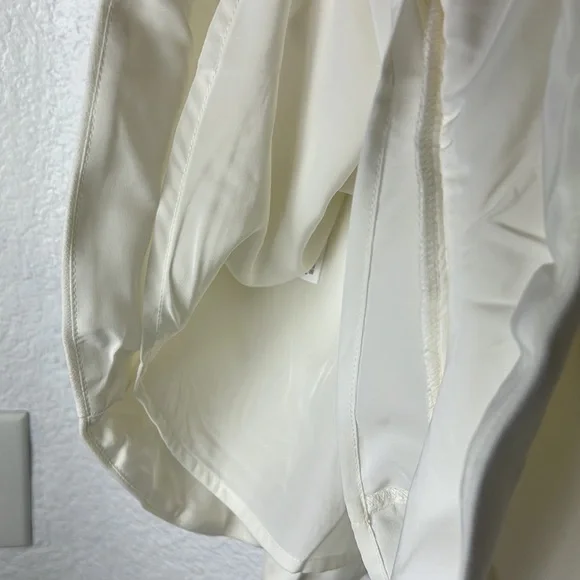 GB Girls Ruffle Dress Ivory Spaghetti strap Dress Girls Size 8